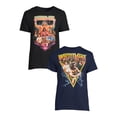 thumbnail image 3 of WWE Men's & Big Mens Wrestlemania Graphic Tee Shirts, 2-Pack, Sizes S-5XL, 3 of 6