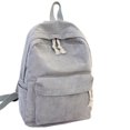 thumbnail image 1 of Mochila bonita, bolso de pana esponjoso estético, estuche para lápices con sonrisa, estuche para bolígrafos (gris, mochila), pana de alta calidad, suave y cómoda, 1 of 5