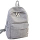 thumbnail image 1 of Mochila bonita, bolso de pana esponjoso estético, estuche para lápices con sonrisa, estuche para bolígrafos (gris, mochila), pana de alta calidad, suave y cómoda, 1 of 5