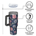 thumbnail image 4 of OBREWU Pioneer Flower Tumbler with Handle and Lid,Pioneer Flower 40oz Double Wall Vacuum Insulated Tumbler,Cups Gift for Women and Men, 4 of 7