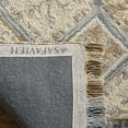 thumbnail image 4 of SAFAVIEH Blossom Keighley Geometric Fringe Wool Area Rug, Beige/Light Blue, 5' x 8', 4 of 7