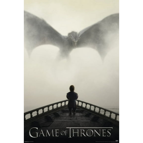 Game of Thrones - Tyrion Lannister & Dragon Poster (24 x 36)