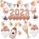 thumbnail image 1 of Suministros para la fiesta de Nochevieja 2023 - Decoraciones de feliz año nuevo 2023 Globos, suministros de decoración para fiestas, 1 of 5