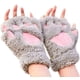 thumbnail image 4 of Guantes térmicos sin dedos para mujer Lindo gato Garra Oso Pata Felpa Guantes sin dedos Guantes forrados Windstopper Guantes suaves y cálidos Deportes al aire libre Guantes de ciclismo Fridja nalpqowj27820, 4 of 4