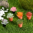 thumbnail image 3 of 6 Pcs/set Plante Succulente Artificielle Rigide en Résine Réaliste Portable Fausse Simulation pour Usage Quotidien, 3 of 7