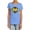 Carolina Blue, variant on Batman Vintage Symbol Collage Women's T Shirt, Athletic Heather, Medium