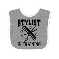 Inktastic Stylist in Training Girls Salon Girls Baby Bib