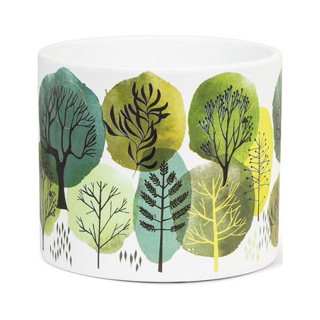 Set of 1 All-over Trees Small Planter