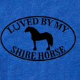 thumbnail image 2 of CafePress - Shire Horse - Cute Infant Baby Football Bodysuit, 2 of 3