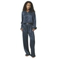 thumbnail image 2 of Mills by Millie Bobby Brown Women's Sleep Satin Woven Pant with Ruffle, Sizes XS-XXXL, 2 of 5