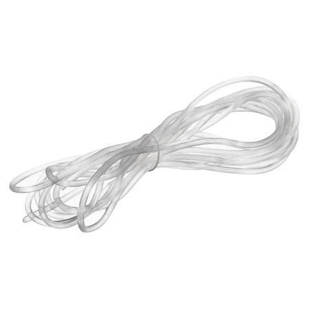 Uxcell 5M/16.4Ft Rubber Window Screen Spline Sealing Strip, 4.5mm OD Translucent