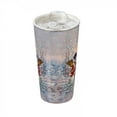 thumbnail image 3 of Evergreen Cypress Home Ceramic Travel Cup 17oz. ,withbox and Tritan Lid Frosty Forest Friends, 3 of 7