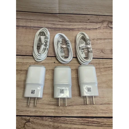 Qty 3 - Lg Oem Mcs-04Wre Travel Charger Adapter 5.0V 1.8A 100-240V W/ Usb Cable