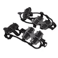 thumbnail image 1 of Crampons d'Escalade, Haute Densité Durable Excellente Traction Neige Glace Crampons en Acier Inoxydable 1 Paire avec Sac de Rangement pour Randonnée pour Extérieur Noir, Argent, 1 of 7
