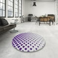 thumbnail image 4 of Ahgly Company Machine Washable Indoor Rectangle Transitional Purple Violet Purple Area Rugs, 4' x 6', 4 of 7