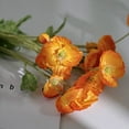 thumbnail image 4 of BalsaCircle 2 Orange 33" Stem Silk Poppy Sprays Artificial Flower Bushes Wedding Party Decorations, 4 of 8