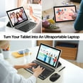 thumbnail image 3 of Tablet 10 Inch Android 13 Tablet,WiFi 6 Tablets PC,64GB ROM+7GB RAM( Expand to 1TB),Quad-Core,5G Wi-Fi,Widevine L1,Bluetooth,Dual Camera,6000mAh,2 in 1 Tablet with Keyboard, 3 of 9