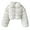 White, variant on Winter Warm Coats for Women, Ladies Solid Color Coats Faux Coat Furry Faux Jacket Long Sleeve Outerwear White XXL