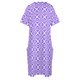 thumbnail image 4 of No.154-Purple floral block pattern design Loose Pocket Dress Women's dresses Dresses women clothes, 4 of 6