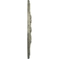 thumbnail image 4 of Ekena Millwork 23 5/8"OD x 4"ID x 1 1/2"P Rose and Ribbon Ceiling Medallion (Fits Canopies up to 4"), Hand-Painted Castle Stone Crackle, 4 of 5