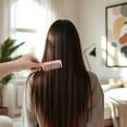 thumbnail image 4 of Unique Bargains 1 Pc Marble Handle Hair Comb Pink Acetate Sheet, 4 of 5