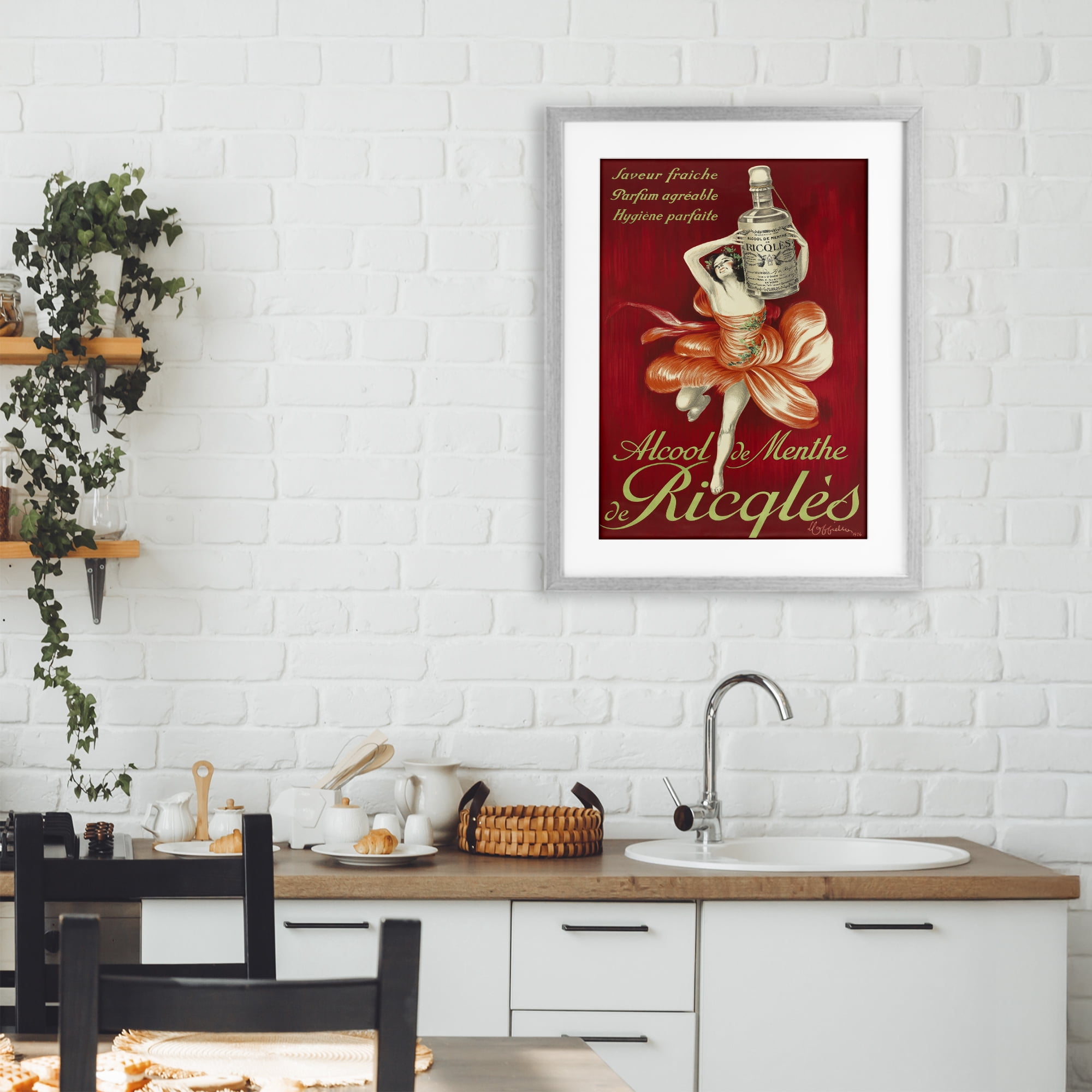 Stupell Industries Vintage Herbal Remedy Advertisement Gray Framed Print Under Glass, design by Leonetto Cappiello