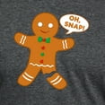 thumbnail image 3 of CafePress - Oh Snap Gingerbread Man Mens Tri Blend T Shirt - Mens Tri-blend T-Shirt, 3 of 4