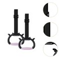 thumbnail image 3 of 2x Gymnastics Rings for Boys Girls Gym Rings for Calisthenics Workout Indoor Black, 3 of 5