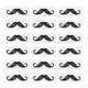 thumbnail image 1 of 100 pegatinas para barba, depilación nasal, bigote y protectores de bigote., 1 of 8