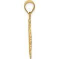 thumbnail image 3 of 14K Yellow Gold Solid Satin Polished Sagittarius Zodiac Oval Pendant (28 X 17) Made In United States c2851, 3 of 6
