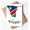 thumbnail image 1 of The Republic of Nabia Africa Map Wedding Cards Congratulations Greeting Envelopes, 1 of 3