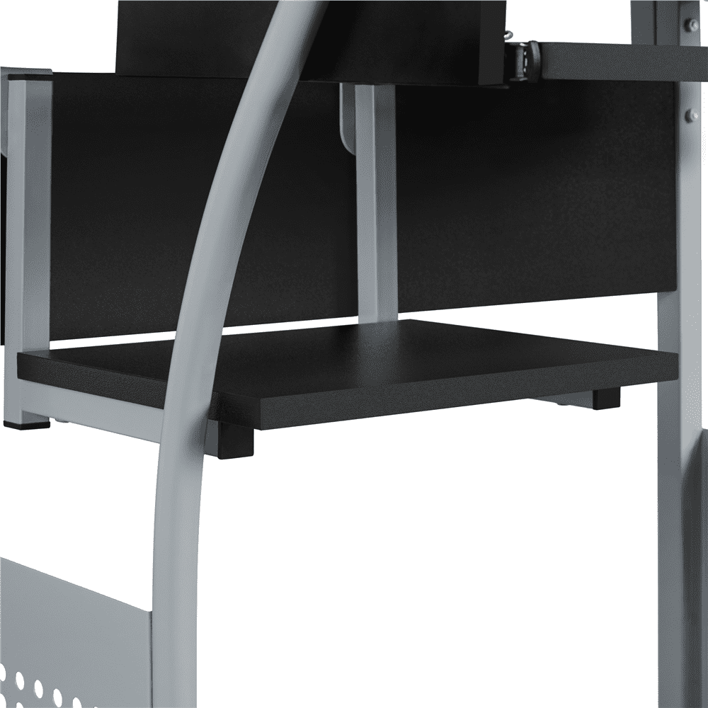 Renwick 2 Tiers Computer Desk for Home Office School, Black