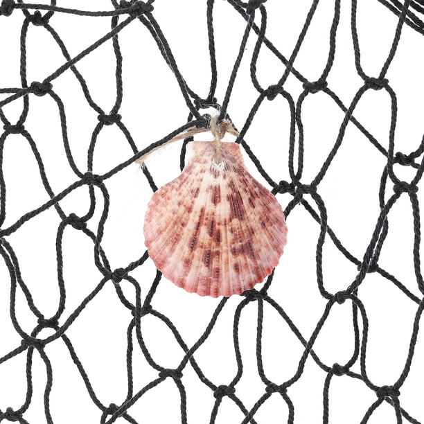 decorative fishing net with shells 79 x 59 inch Nature Fish Wall Decoration Colorful Sea and 10 Pcs Natural Starfish Ocean Themed Mediterranean Style Net for Beach Party,Wedding,photography Wall Decoration : Home This fish net decoration is not only decorative but also highly versatile Fishing Net Decor, 2 Pack