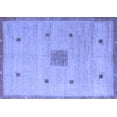 thumbnail image 1 of Ahgly Company Indoor Rectangle Abstract Blue Modern Area Rugs, 6' x 9', 1 of 4