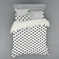 thumbnail image 2 of Ambesonne Oriental Bedding Set 3 Pcs, Vintage Moroccan Design, Twin, Grey Black and White, 2 of 3