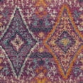 thumbnail image 3 of SAFAVIEH Madison Patton Geometric Area Rug, Fuchsia/Multi, 10' x 14', 3 of 7