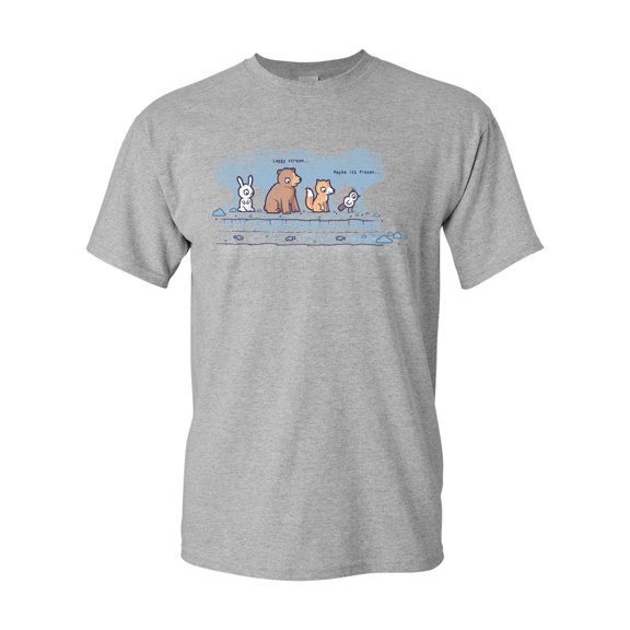 Randy Otter Laggy Stream DT Adult T-Shirt Tee