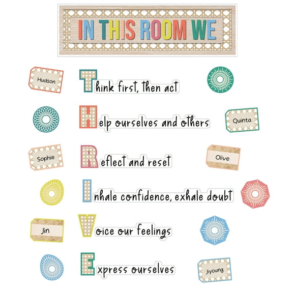 Carson Dellosa True to You In This Room We Thrive Bulletin Board Set (62 pieces)