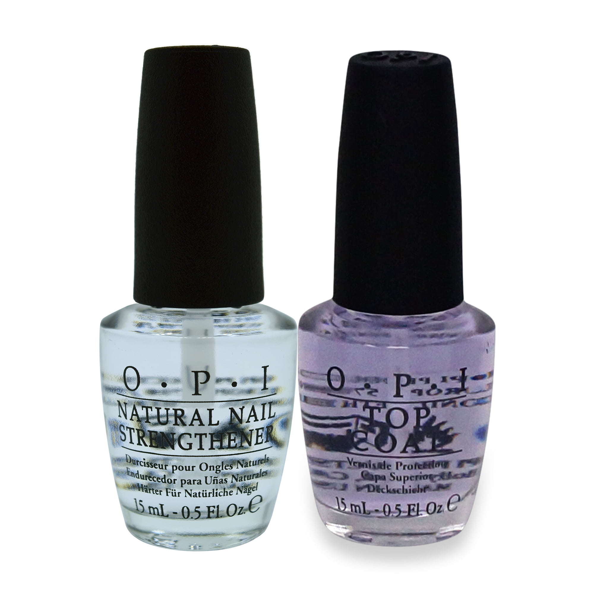 OPI Natural Nail Combo Set (Base Coat & Nail Strengthener), 0.5 fl oz