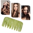 thumbnail image 3 of Peine masajeador para raspar el cuero cabelludo con cabeza de jade natural para masaje con piedras Gua Sha 01 Sywqhk Cuidado Belleza, 3 of 5