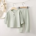 thumbnail image 2 of TOWED22 Toddler Baby Boy Pajamas Set Fall Winter Outfits Long Sleeve Dinosaur Sweatshirts Tops+Pants Set 2 Piece 6-12 Months 12-24 Months 2t 3t 4t 5t 6t 7t 8t 9t Children,Green,6-12 M, 2 of 4