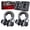 Gray, variant on AMBULL Upgraded Snatch Block, 3/4" D Ring Shackle (2 Pack) 22,000lb Break Strength with Towing Pulley, Heavy Duty Offroad Recovery Accessory for Truck, Tractor, ATV & UTV - Black