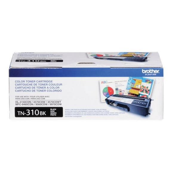 Brother TN310BK Black Toner Cartridge for Laser Printers