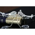 thumbnail image 4 of Taylonsss Elegant Angel Wing Crystal Earrings Drop Dangle Ear Cuff Clip, 4 of 4