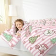 thumbnail image 4 of Manfei Cute Snowman Bedding Comforter Set for Girls, Dreamy Christmas Cartoon Twin Comforter Sets, Fairy Tale Reversible Bedding Set, Super Cozy Room Decor, 2-Piece, 4 of 8