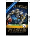 thumbnail image 3 of NFL Pittsburgh Steelers - End Zone 17 Wall Poster, 14.725" x 22.375", 3 of 3