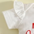 thumbnail image 4 of mgoYE Newborn Baby Girl Clothes Infant Ruffles Romper Shorts Set 3 6 9 12 18 Month Floral Summer Outfits Cute Baby Clothes Girl Size 6-9 Months, 4 of 6