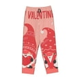 thumbnail image 4 of Junzan Gnomes Hold The Letters Love Women'S Pajama Pants Drawstring Comfy Sleep Bottoms With Pockets, 4 of 9
