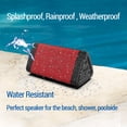 thumbnail image 4 of OontZ Angle 3 Portable Bluetooth Speaker, Surprisingly Loud Volume & Bass, 100 Foot Wireless Bluetooth Speaker Range, IPX5 Water Resistant (Red), 4 of 8