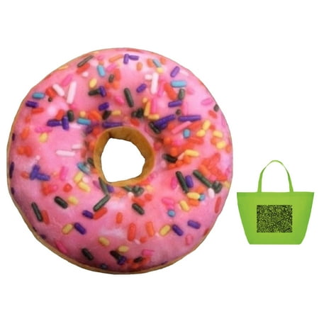 2 Piece Tote - Emoji Sprinkle Donut Scented Pillow & Tote - 2 Piece Gift Set Multi-pack